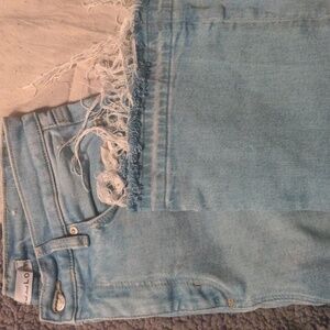 Loft kick crop jeans